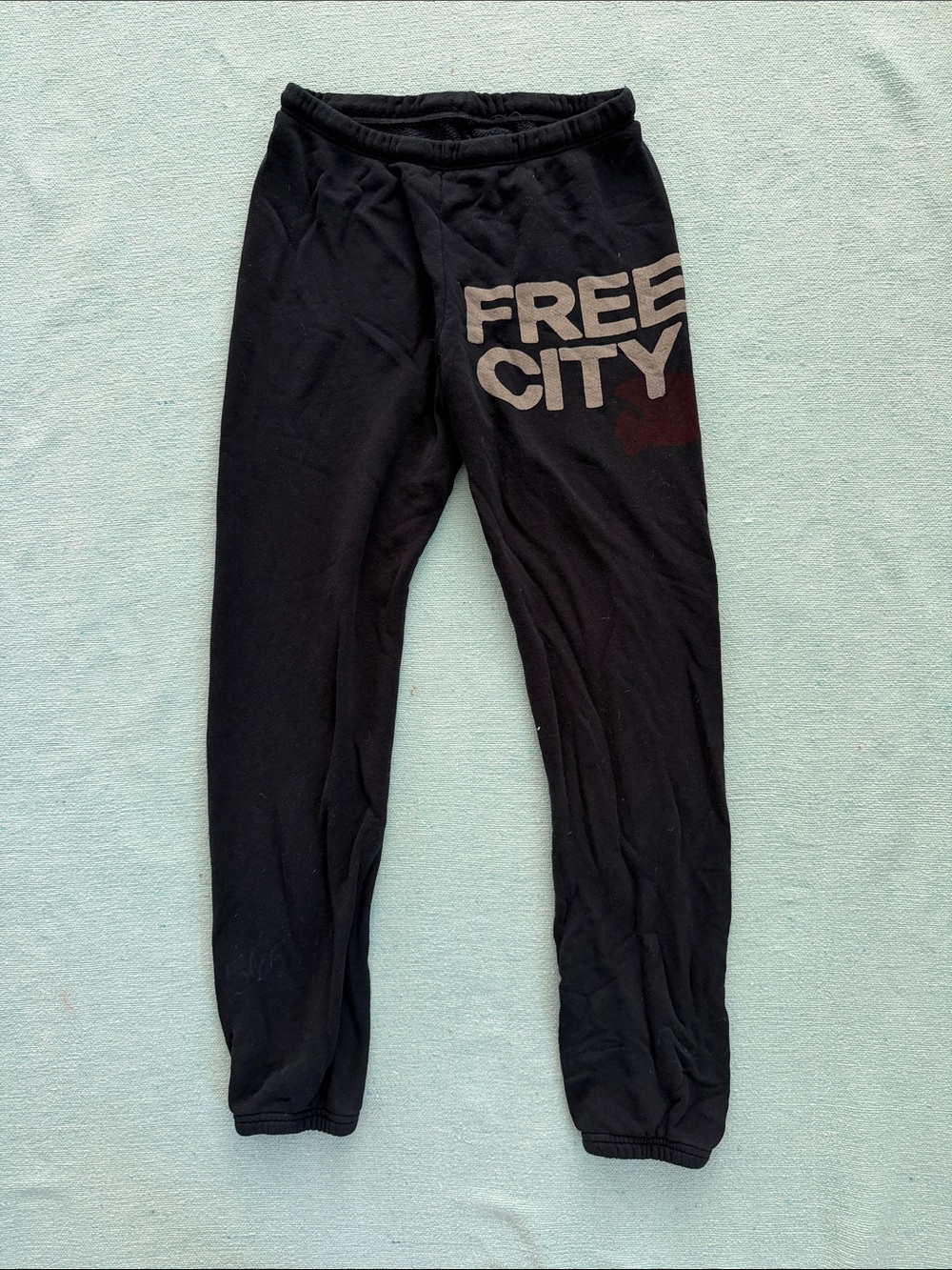 FREE CITY XS sweatpants dark navy